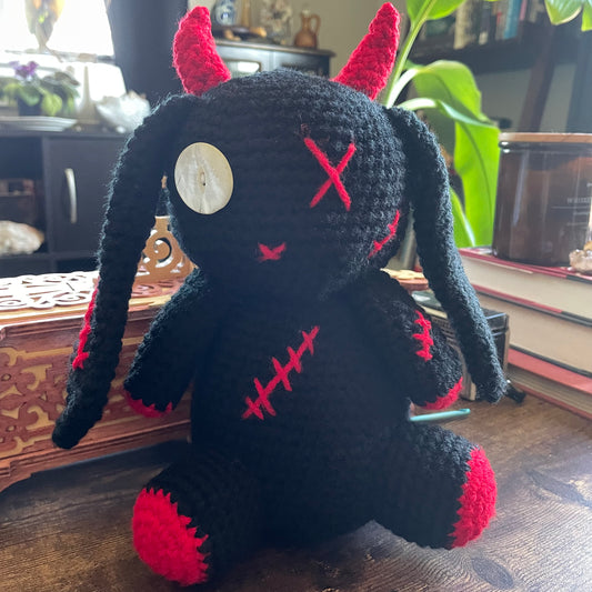 devil bunny plush